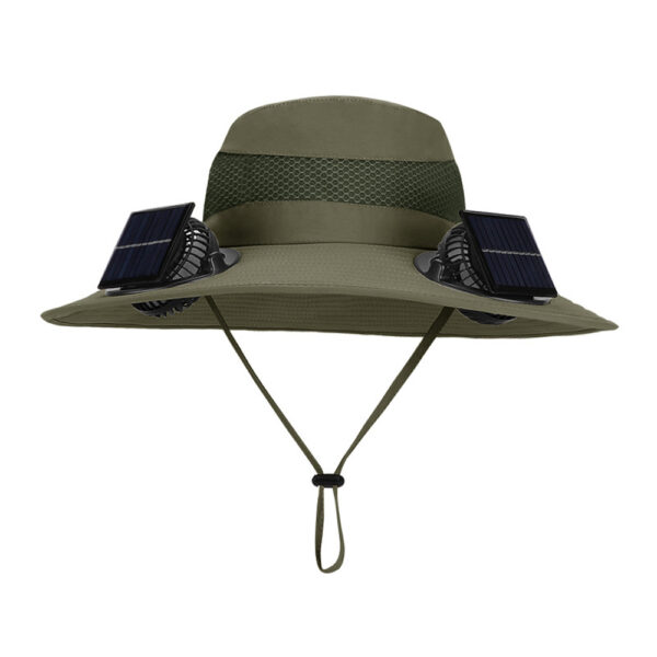 Summer Dual Solar Fan Hat - Image 2