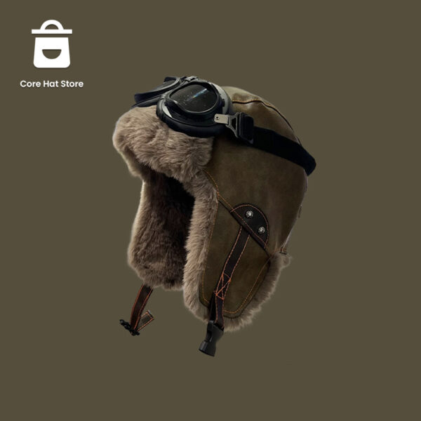 Unisex Vintage Aviator Hat - Image 4