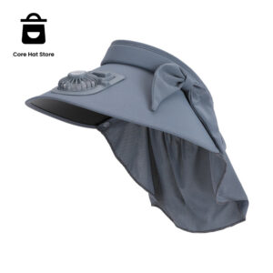 Women's Fan Visor Hat – Neck Flap
