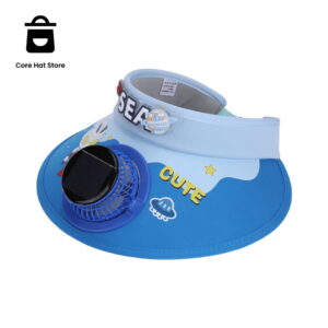 Kids Solar Fan Hat - Cartoon